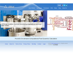 Computational Fluid Dynamics Online Calculator and on-Demand Simulations Provider